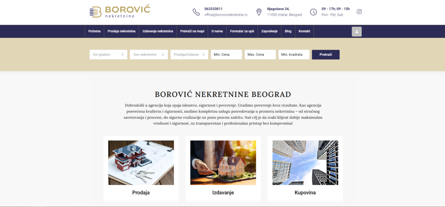 Borović nekretnine