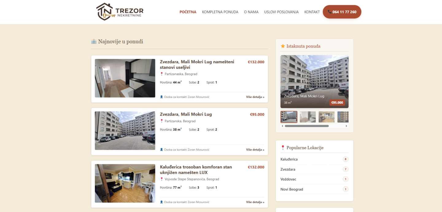 Trezor nekretnine