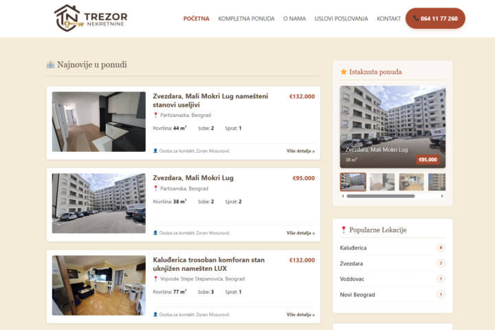 Trezor nekretnine